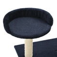 Načíst obrázek do prohlížeče galerie, Škrabadlo pro kočky se sisalovými sloupky 95 cm tmavě modré