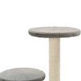 Načíst obrázek do prohlížeče galerie, Škrabadlo pro kočky se sisalovými sloupky 60 cm šedé