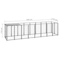 Načíst obrázek do prohlížeče galerie, Psí kotec černý 4,84 m² ocel