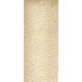 Načíst obrázek do prohlížeče galerie, Škrabadlo pro kočky se sisalovými sloupky krémové 92 cm