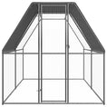 Načíst obrázek do prohlížeče galerie, Venkovní klec pro kuřata 2 x 4 x 2 m pozinkovaná ocel