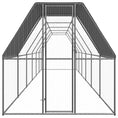 Načíst obrázek do prohlížeče galerie, Venkovní klec pro kuřata 2 x 12 x 2 m pozinkovaná ocel