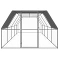 Načíst obrázek do prohlížeče galerie, Venkovní klec pro kuřata 3 x 10 x 2 m pozinkovaná ocel