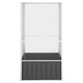 Načíst obrázek do prohlížeče galerie, Ptačí klec antracitová 111 x 107 x 211,5 cm pozinkovaná ocel