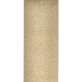 Načíst obrázek do prohlížeče galerie, Škrabadlo pro kočky se sisalovým sloupkem krémové 74 cm