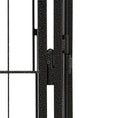 Načíst obrázek do prohlížeče galerie, 40panelová ohrádka pro psy černá 50 x 100 cm práškovaná ocel
