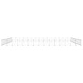 Načíst obrázek do prohlížeče galerie, 60panelová ohrádka pro zvířata s dvířky černá 35 x 35 cm ocel