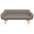 Načíst obrázek do prohlížeče galerie, Pelíšek pro psy taupe 70 x 40 x 24 cm textil