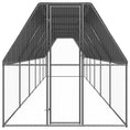 Načíst obrázek do prohlížeče galerie, Venkovní klec pro kuřata 2x12x2 m pozinkovaná ocel