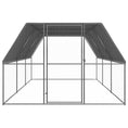 Načíst obrázek do prohlížeče galerie, Venkovní klec pro kuřata 3x6x2 m pozinkovaná ocel