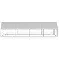 Načíst obrázek do prohlížeče galerie, Venkovní klec pro kuřata 3 x 8 x 2 m pozinkovaná ocel