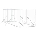 Načíst obrázek do prohlížeče galerie, Venkovní psí kotec stříbrný 2 x 6 x 2 m pozinkovaná ocel