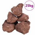 Načíst obrázek do prohlížeče galerie, Sopečné kameny 25 kg červené 10–30 cm