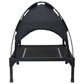 Načíst obrázek do prohlížeče galerie, Psí postel Černá 63 x 49,5 x 60 cm Ocel
