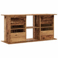 Načíst obrázek do prohlížeče galerie, Stojan na akvárium old wood 121 x 41 x 58 cm kompozitní dřevo