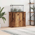 Načíst obrázek do prohlížeče galerie, Stojan na akvárium old wood 81 x 36 x 73 cm kompozitní dřevo