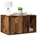 Načíst obrázek do prohlížeče galerie, Skříňka na kočičí záchod old wood 80x50x45 cm kompozitní dřevo