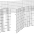 Načíst obrázek do prohlížeče galerie, Ohrádka pro zvířata 24 panelů 54 x 80 cm pozinkované železo