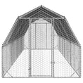 Načíst obrázek do prohlížeče galerie, Výběh pro slepice se střechou 2,5x8x2,25 m pozinkovaná ocel