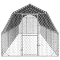 Načíst obrázek do prohlížeče galerie, Výběh pro slepice se střechou 2,5x10x2,25 m pozinkovaná ocel
