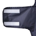 Načíst obrázek do prohlížeče galerie, Pláštěnka pro psy s reflexními proužky polyester modrá M