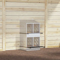 Načíst obrázek do prohlížeče galerie, Hnízdní box pro kuřata 4 přihrádkami Pozinkovaný stříbrný kov