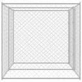 Načíst obrázek do prohlížeče galerie, Klec pro psa Stříbrná 400 x 200 x 200 cm Pozinkovaná ocel