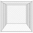 Načíst obrázek do prohlížeče galerie, Klec pro psa Stříbrná 600 x 200 x 200 cm Pozinkovaná ocel