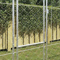 Načíst obrázek do prohlížeče galerie, Klec pro psa Stříbrná 800 x 200 x 200 cm Pozinkovaná ocel