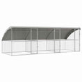 Načíst obrázek do prohlížeče galerie, Psí kennel 3 pcs Stříbrná 6 x 2 x 2 m Pozinkovaná ocel
