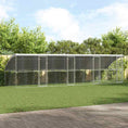 Načíst obrázek do prohlížeče galerie, Psí kennel 4 pcs Stříbrná 8 x 2 x 2 m Pozinkovaná ocel