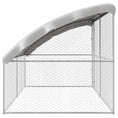 Načíst obrázek do prohlížeče galerie, Psí kennel 2 pcs Stříbrná 4 x 2 x 2 m Pozinkovaná ocel