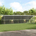 Načíst obrázek do prohlížeče galerie, Psí kennel 4 pcs Stříbrná 8 x 2 x 2 m Pozinkovaná ocel