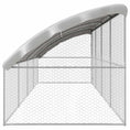 Načíst obrázek do prohlížeče galerie, Psí kennel 4 pcs Stříbrná 8 x 2 x 2 m Pozinkovaná ocel