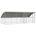 Načíst obrázek do prohlížeče galerie, Psí kennel 3 pcs Stříbrná 6 x 2 x 2 m Pozinkovaná ocel