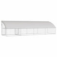 Načíst obrázek do prohlížeče galerie, Psí kennel 4 pcs Stříbrná 8 x 2 x 2 m Pozinkovaná ocel