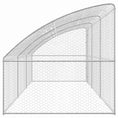Načíst obrázek do prohlížeče galerie, Psí kennel 3 pcs Stříbrná 6 x 2 x 2 m Pozinkovaná ocel
