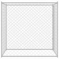 Načíst obrázek do prohlížeče galerie, Klec pro psa Stříbrná 200 x 200 x 200 cm Pozinkovaná ocel