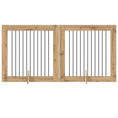 Načíst obrázek do prohlížeče galerie, Skládací psí brána se stojany 2 pcs Dub artisan 200,5 cm