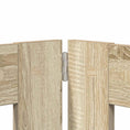 Načíst obrázek do prohlížeče galerie, Skládací psí brána se stojany 4 pcs Dub sonoma 401 cm