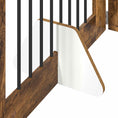 Načíst obrázek do prohlížeče galerie, Skládací psí brána se stojany 2 pcs Kouřový dub 160,5 cm