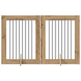 Načíst obrázek do prohlížeče galerie, Skládací psí brána se stojany 2 pcs Dub artisan 160,5 cm