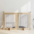 Načíst obrázek do prohlížeče galerie, Skládací psí brána se stojany 4 pcs Dub sonoma 321 cm