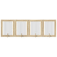 Načíst obrázek do prohlížeče galerie, Skládací psí brána se stojany 4 pcs Dub sonoma 321 cm