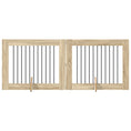 Načíst obrázek do prohlížeče galerie, Skládací psí brána se stojany 2 pcs Dub sonoma 200,5 cm