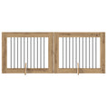 Načíst obrázek do prohlížeče galerie, Skládací psí brána se stojany 2 pcs Dub artisan 200,5 cm