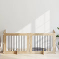 Načíst obrázek do prohlížeče galerie, Skládací psí brána se stojany 4 pcs Dub sonoma 401 cm