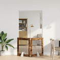 Načíst obrázek do prohlížeče galerie, Skládací psí brána se stojany 2 pcs Kouřový dub 160,5 cm