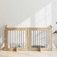 Načíst obrázek do prohlížeče galerie, Skládací psí brána se stojany 4 pcs Dub sonoma 321 cm