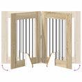 Načíst obrázek do prohlížeče galerie, Skládací psí brána se stojany 6 pcs Dub sonoma 362 cm